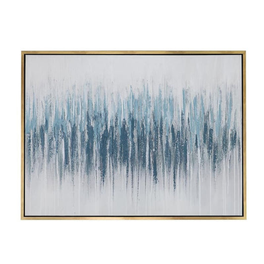 1 Piece Framed Abstract Art Print 35.4 in. x 47.2 in.